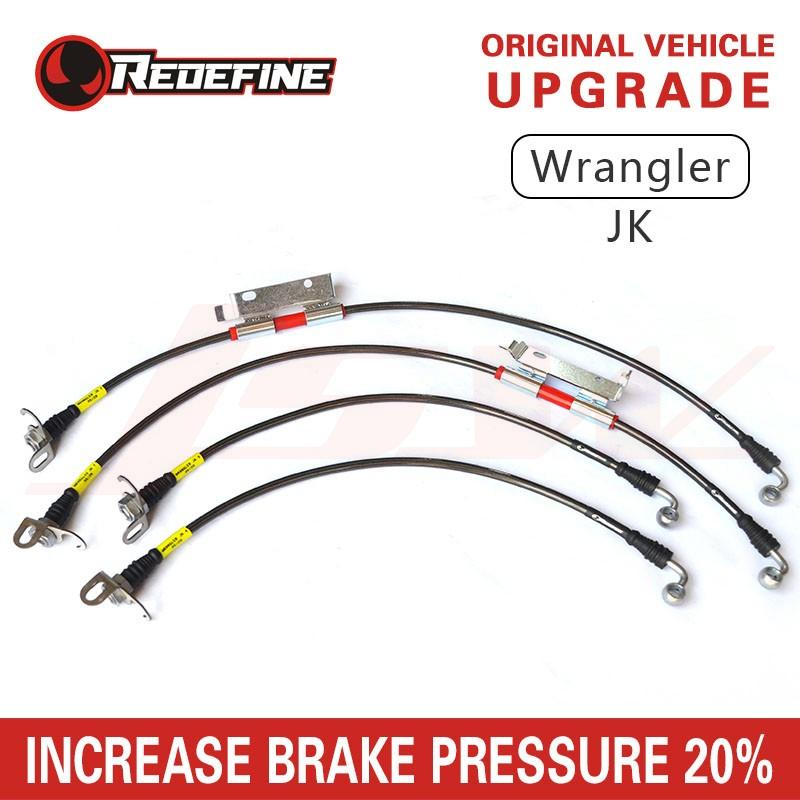 Wrangler JK High Performance Stainless Steel Brake Lines