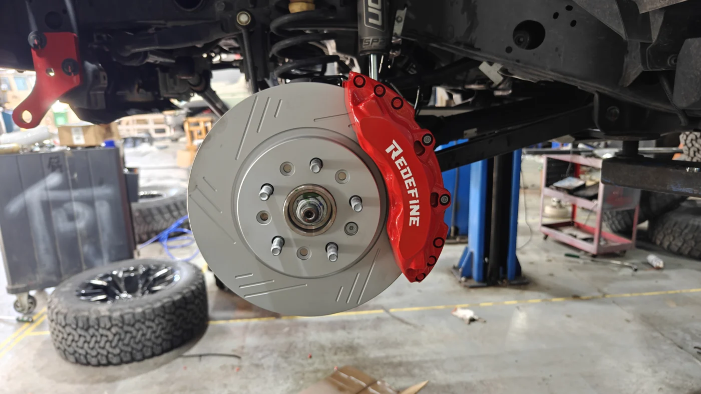 Jeep Wrangler RF610 brake upgrade