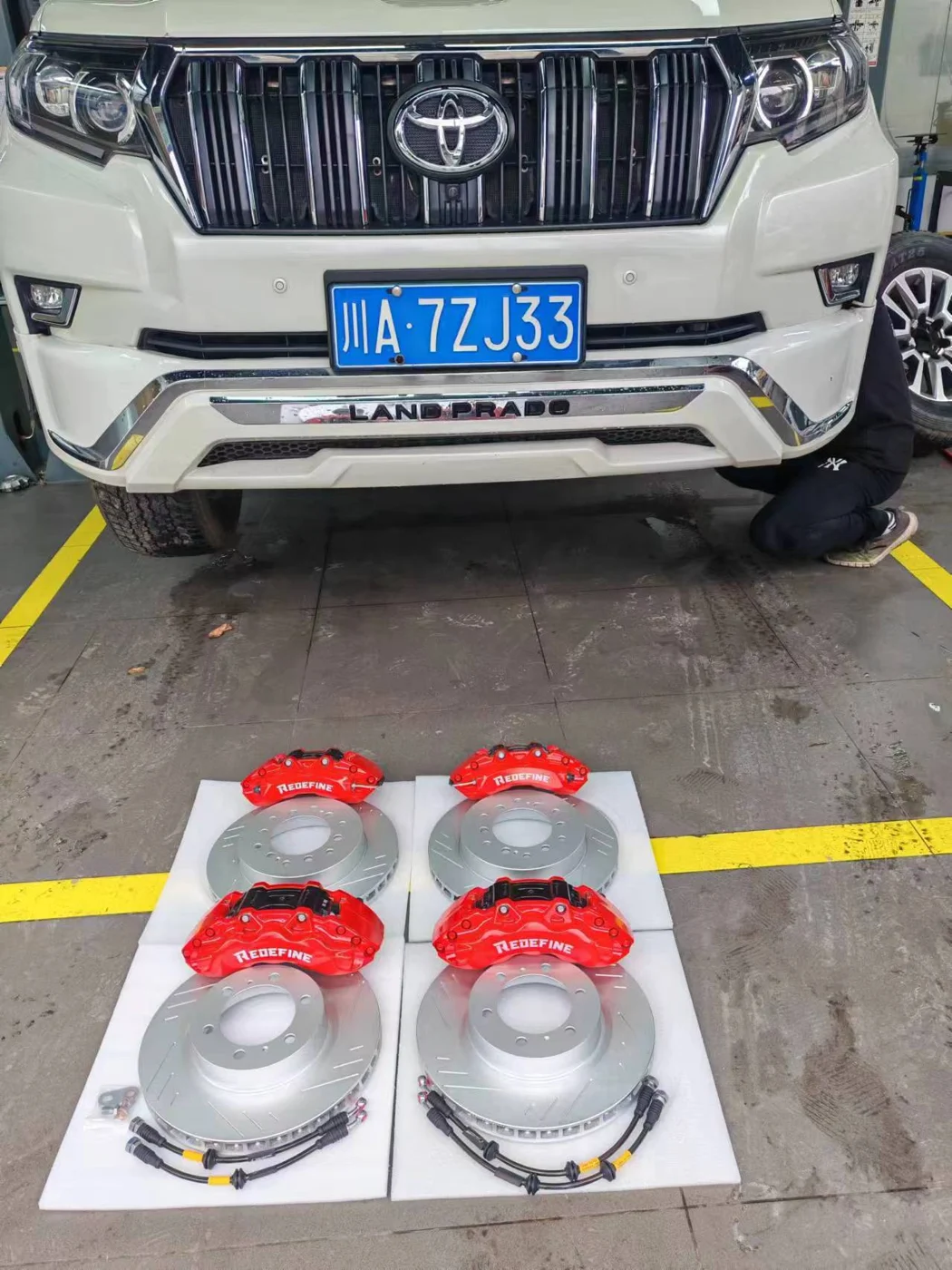 Toyota Prado RF610 brake kits upgrade